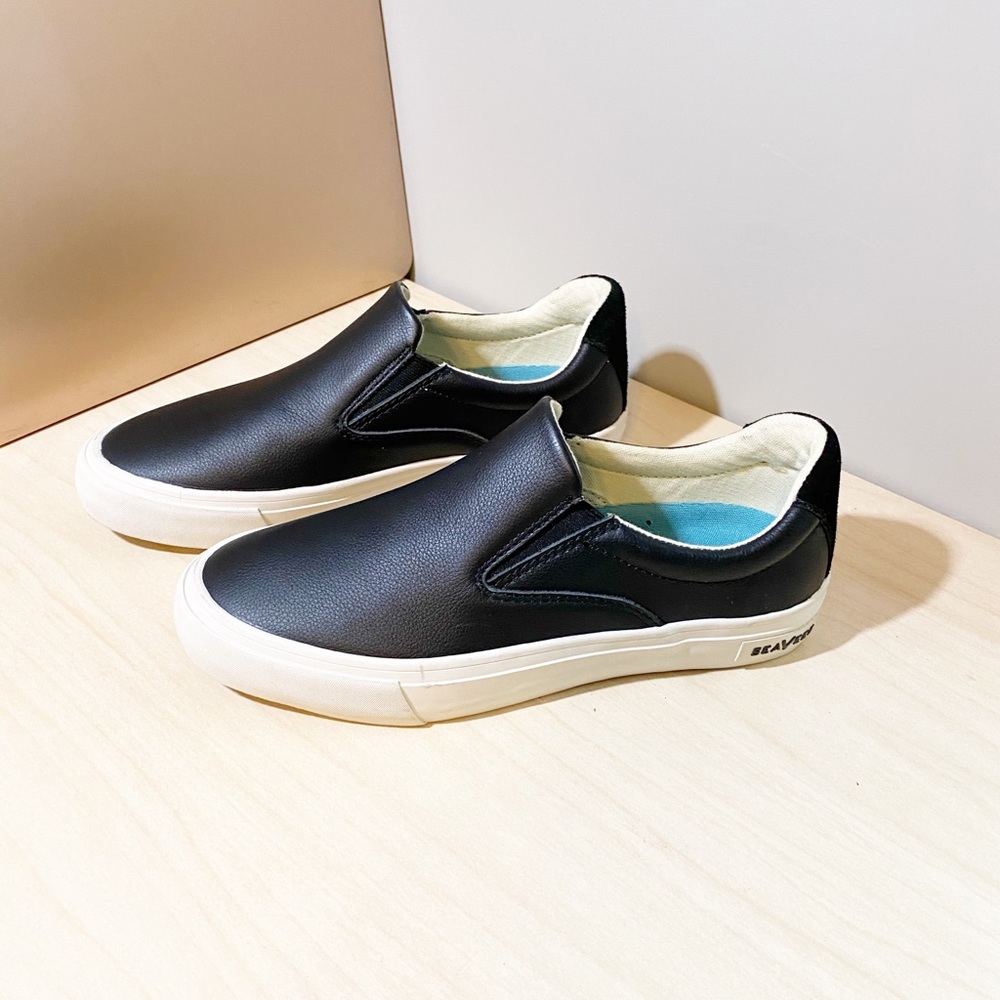 SEAVEES HAWTHORNE SLIP ON LEATHER Sneakers - Picture 3 of 7